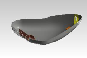 Royal Enfield RAV01272/B - Side Panel, Painted, LH (Left Hand) - Interstellar Grey for Super Meteor 650