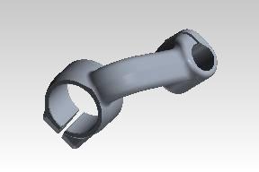 Royal Enfield RAL00043/A – Genuine Right Handlebar Riser Assembly for GT 650