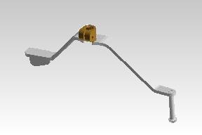 Royal Enfield 1100284/D heel-and-toe gear shifter assembly for Classic Reborn and Bullet 350 J‑Series