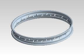 Royal Enfield 147507/B front wheel rim 1.85×19 1.5 THK