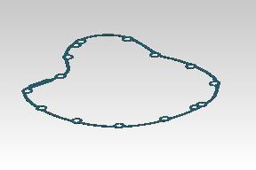 Royal Enfield ACG/Alternator (Stator) Cover Gasket — Himalayan 450 & Guerrilla 450 (Sherpa 450, BS6.2/E5) — RLQ00098/C (Genuine OE)