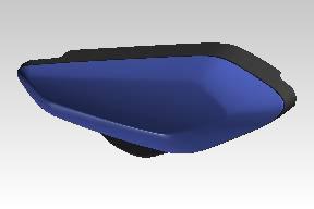 Royal Enfield RAV02682 - Side Panel Assembly (RH) For Himalayan 450 - Mana Black