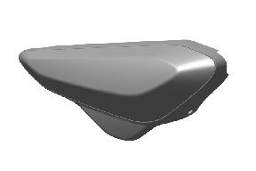 Royal Enfield RAV02102/B – Side Panel Assy, LH, Brava Blue (Brava Blue) for Guerrilla 450 (BS6) – Genuine OEM