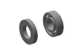 Royal Enfield 144295 Front Wheel Bearing Kit – Standard 350/500, Electra 4S/5S, Machismo A350/A500, Lightning 500/535, Bullet 500 UCE & Classic 500 EFI