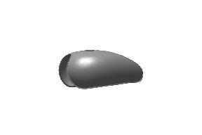 Royal Enfield Fuel Tank Assembly with Sticker 866134 – Classic 350 GP Black BSVI