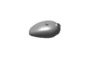 Royal Enfield Fuel Tank with Sticker 843110 – Bullet 350 ES Electra Magic Black BSVI