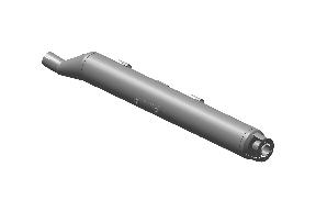 Royal Enfield 805023 – OEM Silencer Assembly (Heat-Resistant Black) for Thunderbird X 350 BS4