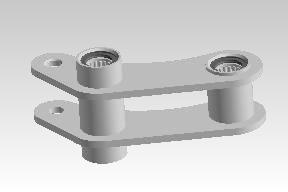 Drag Link Sub Assembly with Bearing (Rear Suspension Linkage) for Himalayan 411 / Scram 411 – 587035/A