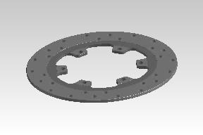 1010093/C - DISC PLATE - REAR