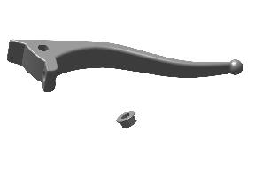 Royal Enfield KAB00067/A – Front Brake Lever Kit (ETL) OEM for Bullet 350 ES (UCE, BS3) + Selected Classic 350 (see table)