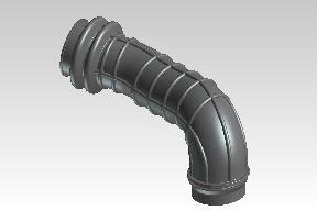 Royal Enfield 591470/B air filter intake duct tube for Classic 350/500, Bullet 500