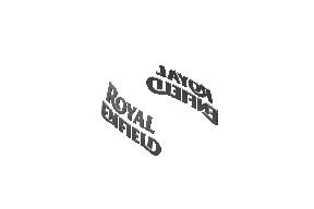 Royal Enfield Fuel Tank Sticker – RAK00223/A | Chrome Satin Finish | Genuine Spare Part