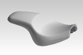 OE Thunderbird X Seat with Red Stitching 