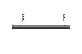 594700A rear caliper pad retaining pin for Himalayan 411 and Classic 500