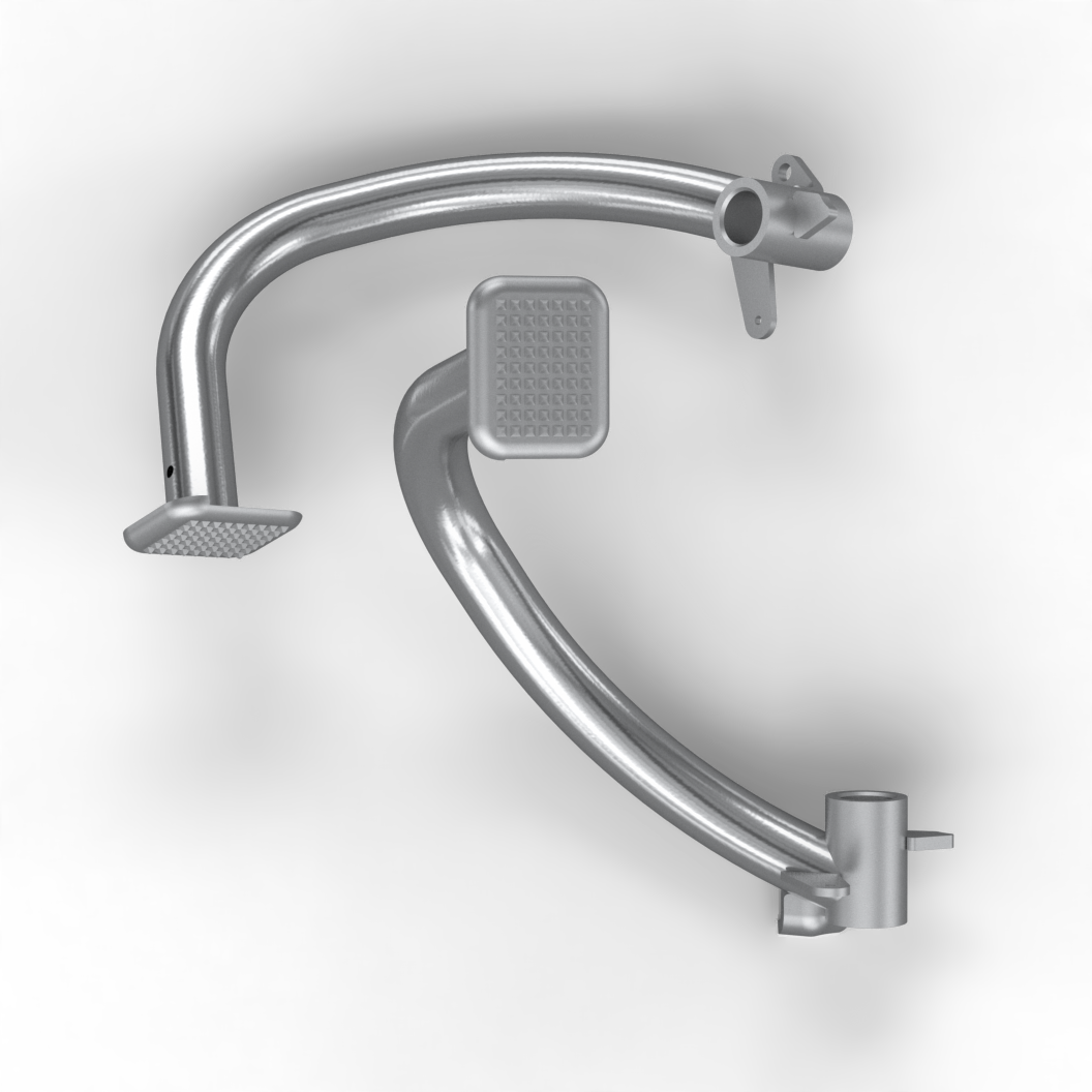 RAB00324/B Royal Enfield Chrome Brake Pedal for Classic 350 500 UCE Disc