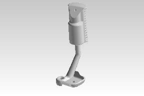 Royal Enfield Classic ABS right footrest assembly RAE00191B