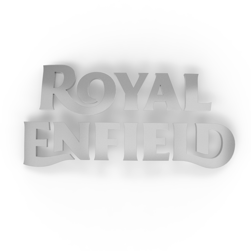 Royal Enfield Fuel Tank Sticker – RAK00223/A | Chrome Satin Finish | Genuine Spare Part