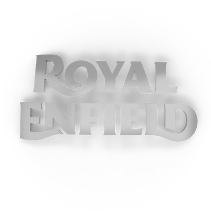 Royal Enfield Fuel Tank Sticker – RAK00223/A | Chrome Satin Finish | Genuine Spare Part