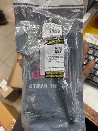 Royal Enfield black clutch lever for Himalayan 450 OEM