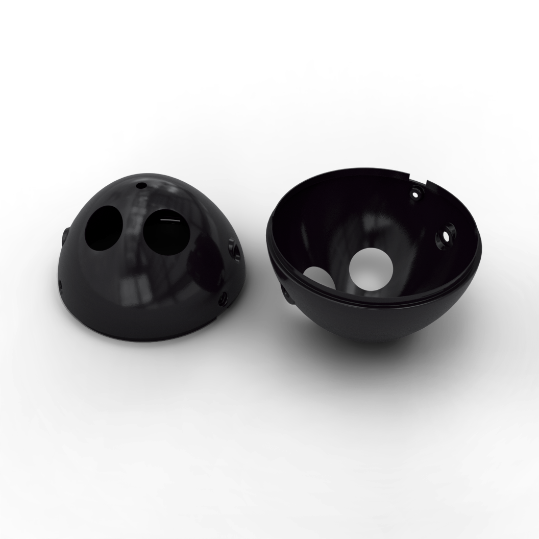 Royal Enfield RAN00063/B black headlamp bowl OEM for Interceptor 650