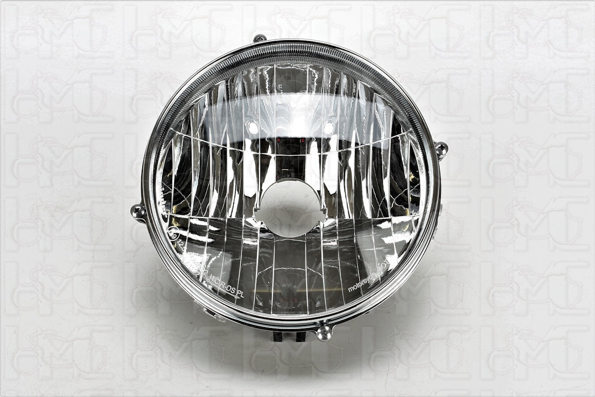 Royal Enfield RAN00198/A – Headlamp Lens & Reflector Assembly with Inner Rim (OEM)