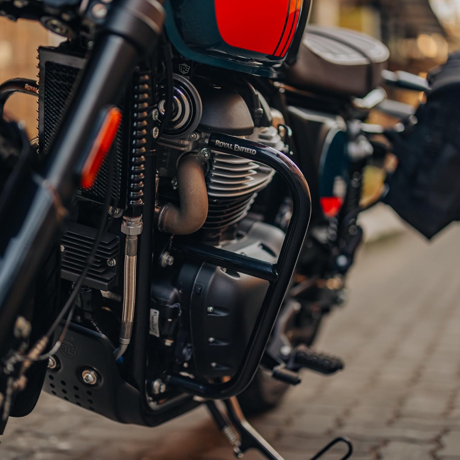 RE 1990506 Black Large Engine Guard – Interceptor 650 / GT 650