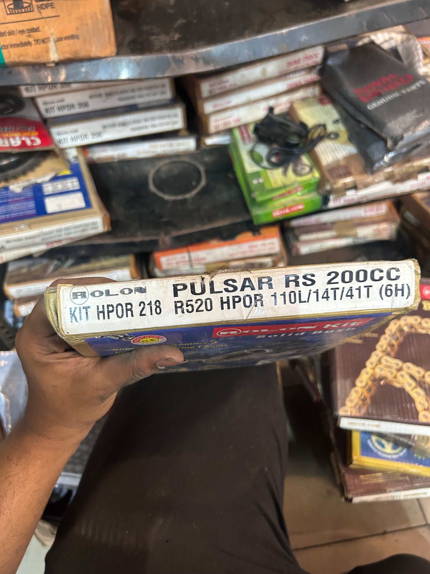 ROLON front sprocket 14 tooth S 02 249 for Pulsar RS200 HPOR 21