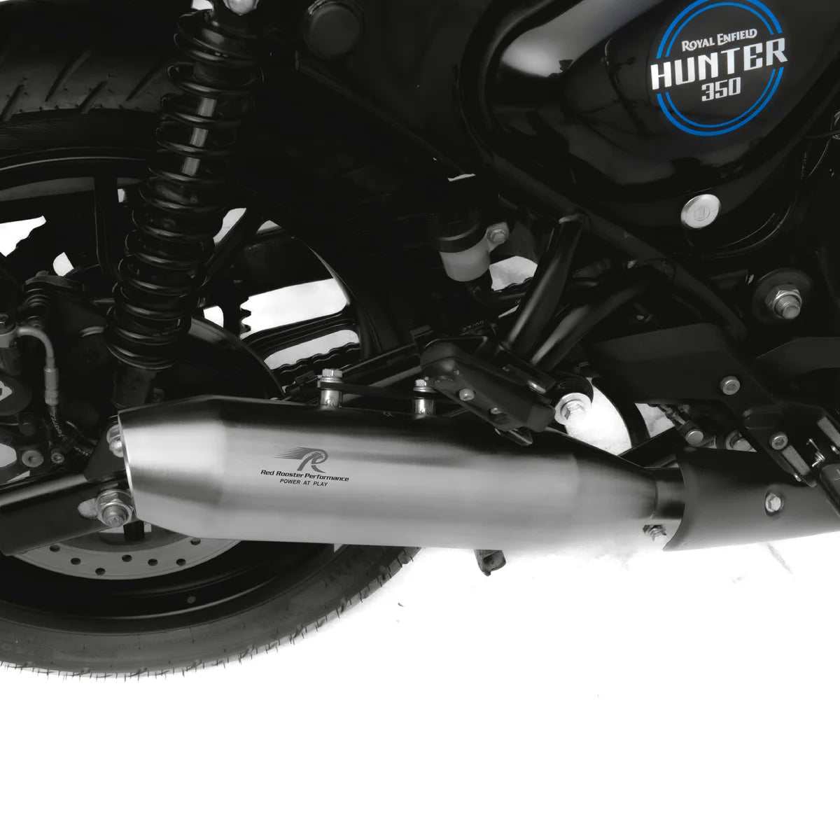 RRP Rumbler Max brushed steel matte silencer J Series 350