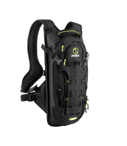 Rynox Navigator Hydration Backpack – 4L Cargo | 3L Bladder Compatible (Black Fluoro)