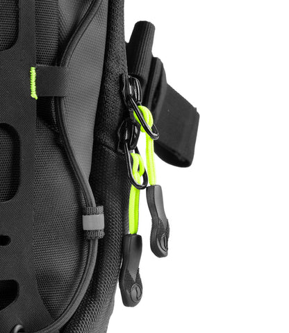 Rynox Navigator Hydration Backpack – 4L Cargo | 3L Bladder Compatible (Black Fluoro)