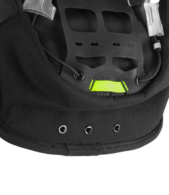 Rynox Navigator Hydration Backpack – 4L Cargo | 3L Bladder Compatible (Black Fluoro)