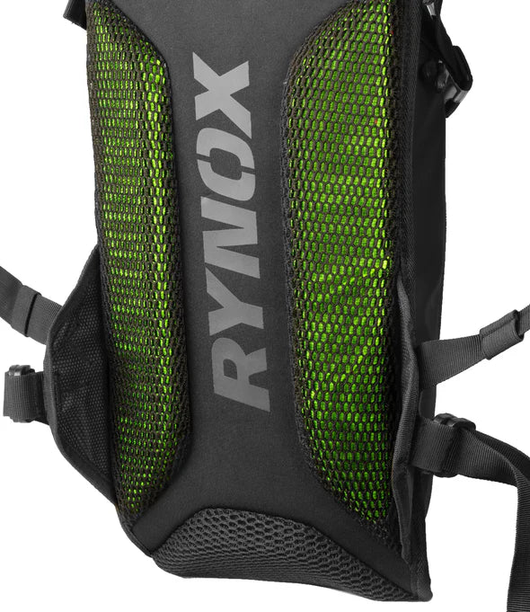 Rynox Navigator Hydration Backpack – 4L Cargo | 3L Bladder Compatible (Black Fluoro)