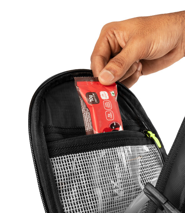 Rynox Navigator Hydration Backpack – 4L Cargo | 3L Bladder Compatible (Black Fluoro)