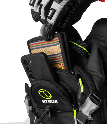 Rynox Navigator Hydration Backpack – 4L Cargo | 3L Bladder Compatible (Black Fluoro)