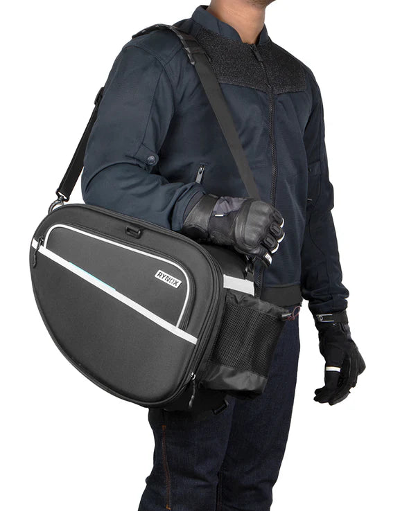 Rynox Nomad v2 Stormproof Saddlebags – 60L Touring Luggage for All  Motorcycles