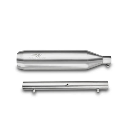 Red Rooster Performance Polestar Pro Exhaust for Royal Enfield Meteor 350 & Classic 350 Reborn Chrome Polish