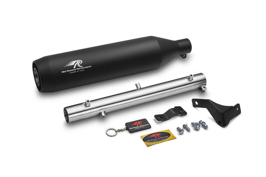 Red Rooster Polestar Pro Black Matte exhaust for Royal Enfield Meteor 350 – Under The Hood
