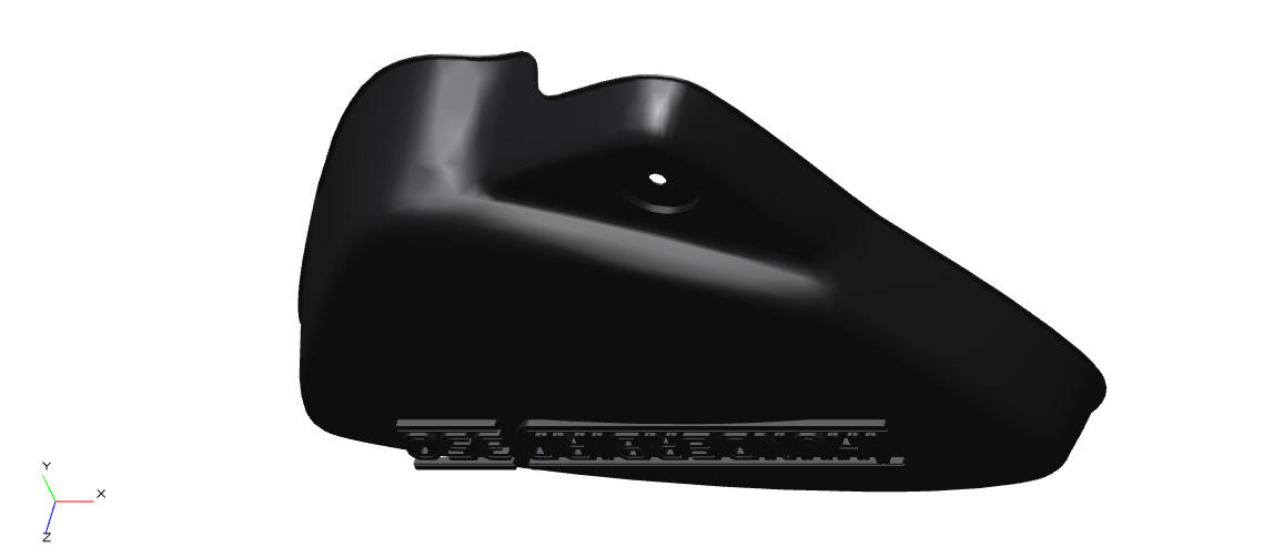 Right Side Panel with Sticker for Thunderbird 350 Stone BVI – Genuine Royal Enfield 875014