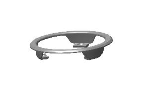 Ring Fuel Cap (Fuel Tank Cap Ring, Metallic Silver) for Thunderbird 350 / Thunderbird 500