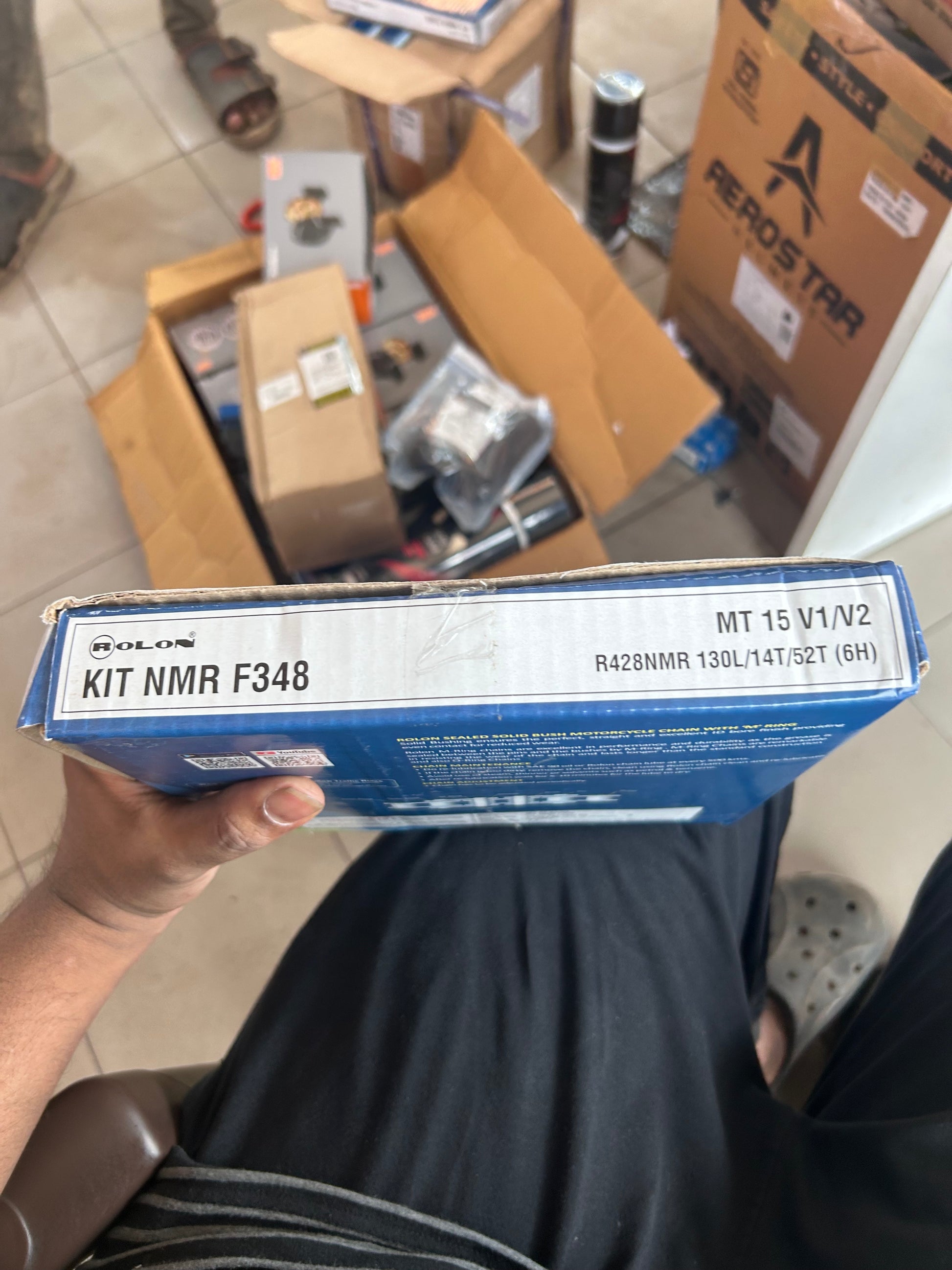 Rolon Chain & Sprocket Kit NMR F348 for Yamaha MT-15