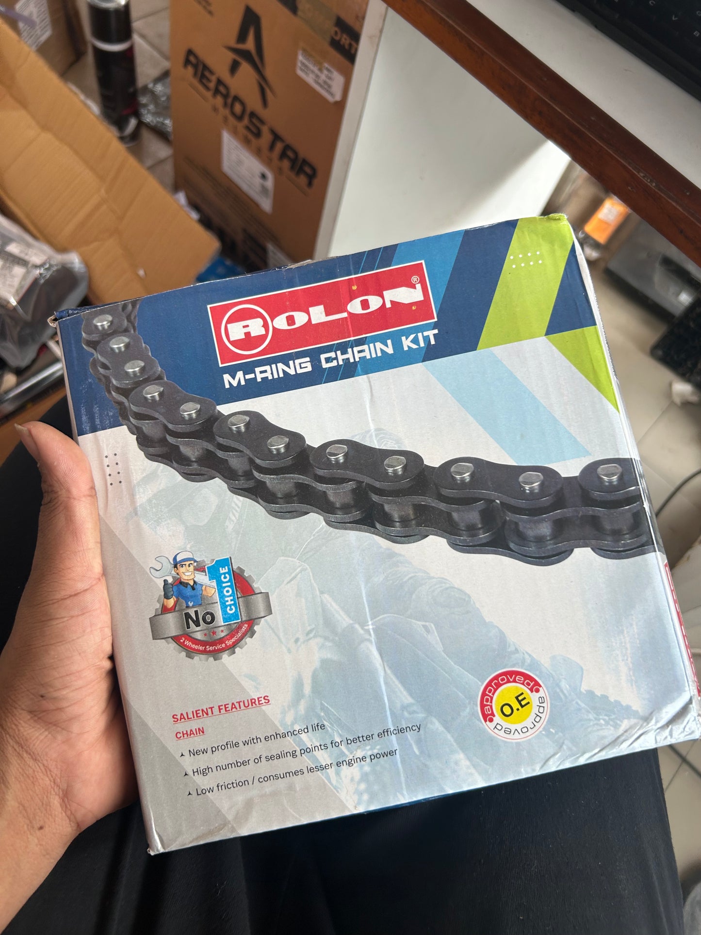 Rolon Chain & Sprocket Kit NMR F348 for Yamaha MT-15 – Complete Set