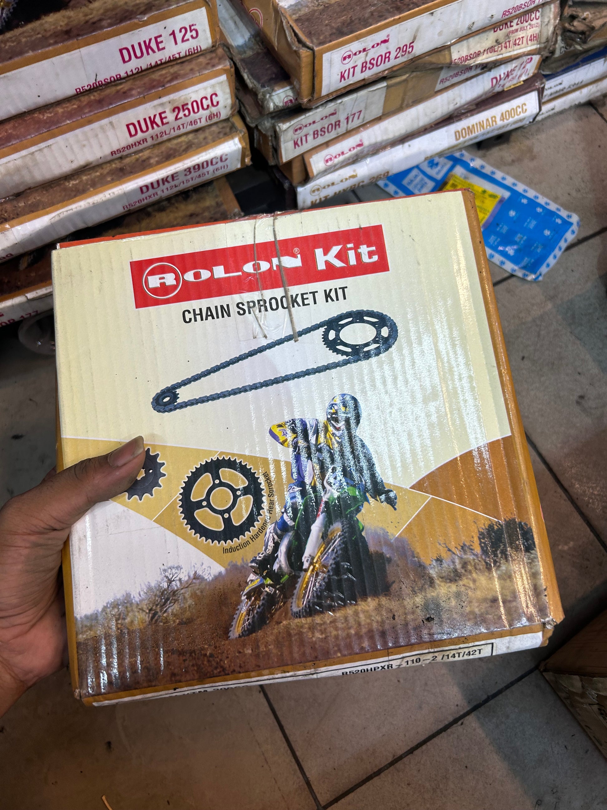 Rolon HPXR 253 X-Ring Chain & Sprocket Kit for KTM Duke 200 / RC 200 – 14T/42T, 110L