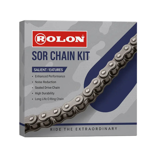 Rolon SOR 438 NF Noise-Free Chain & Sprocket Kit for Royal Enfield Guerrilla 450 – 15T/45T 113+1L