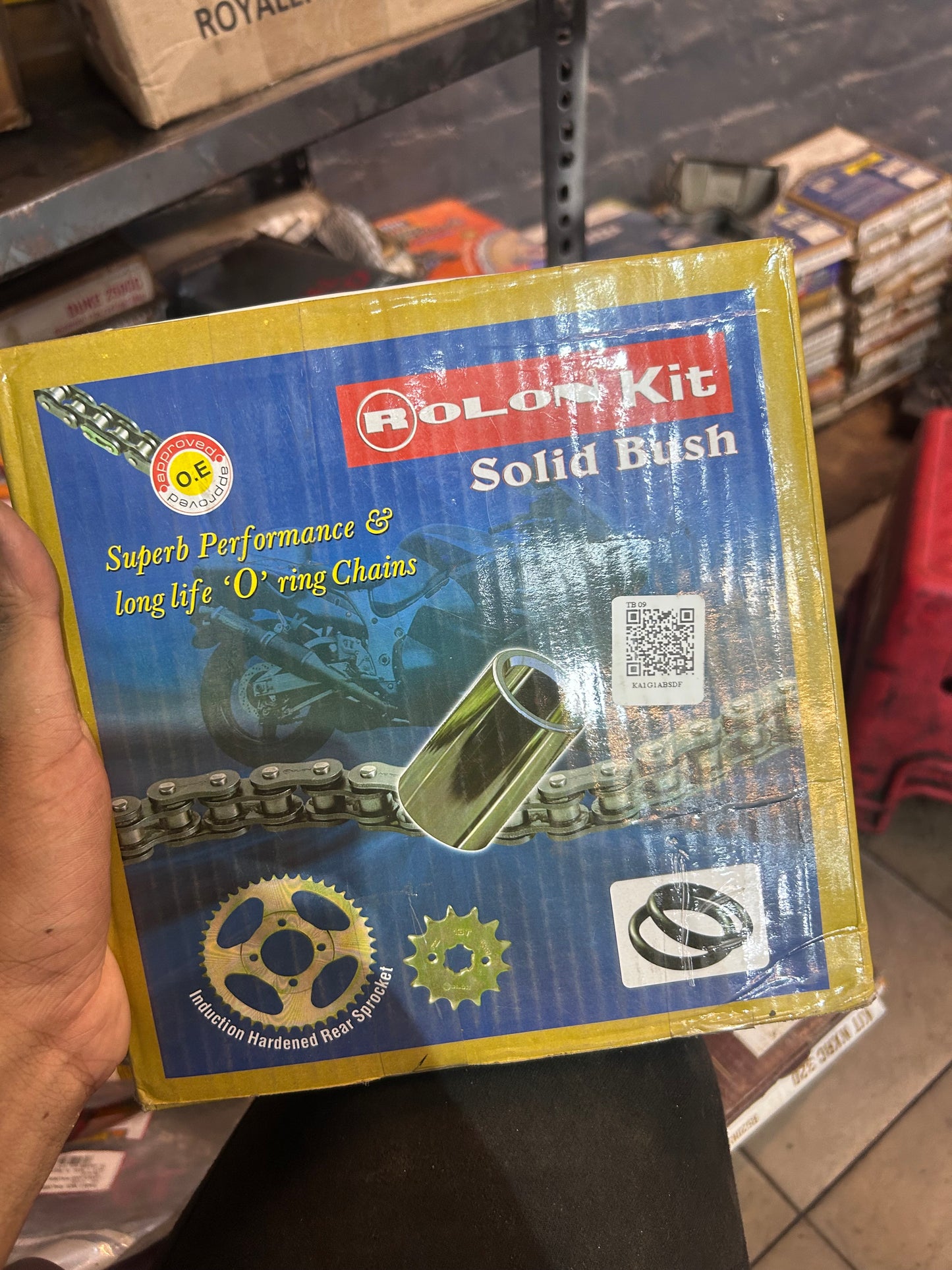 Rolon BSOR TB09 350 chain sprocket kit for Royal Enfield Thunderbird 350