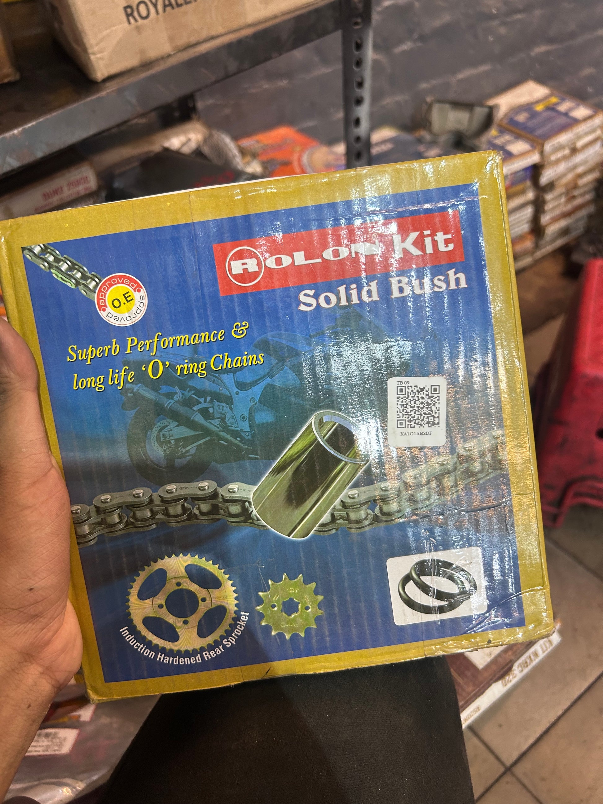 Rolon BSOR TB09 350 chain sprocket kit for Royal Enfield Thunderbird 350