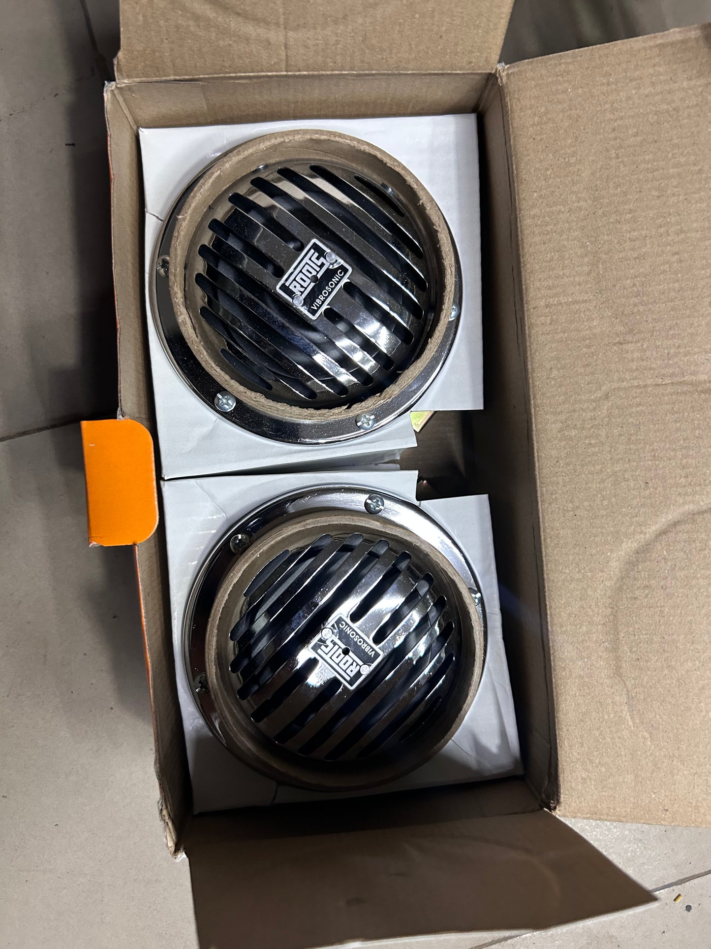 Roots Vibrosonic Dual Tone 12V Horn for Royal Enfield, Bikes & Cars

