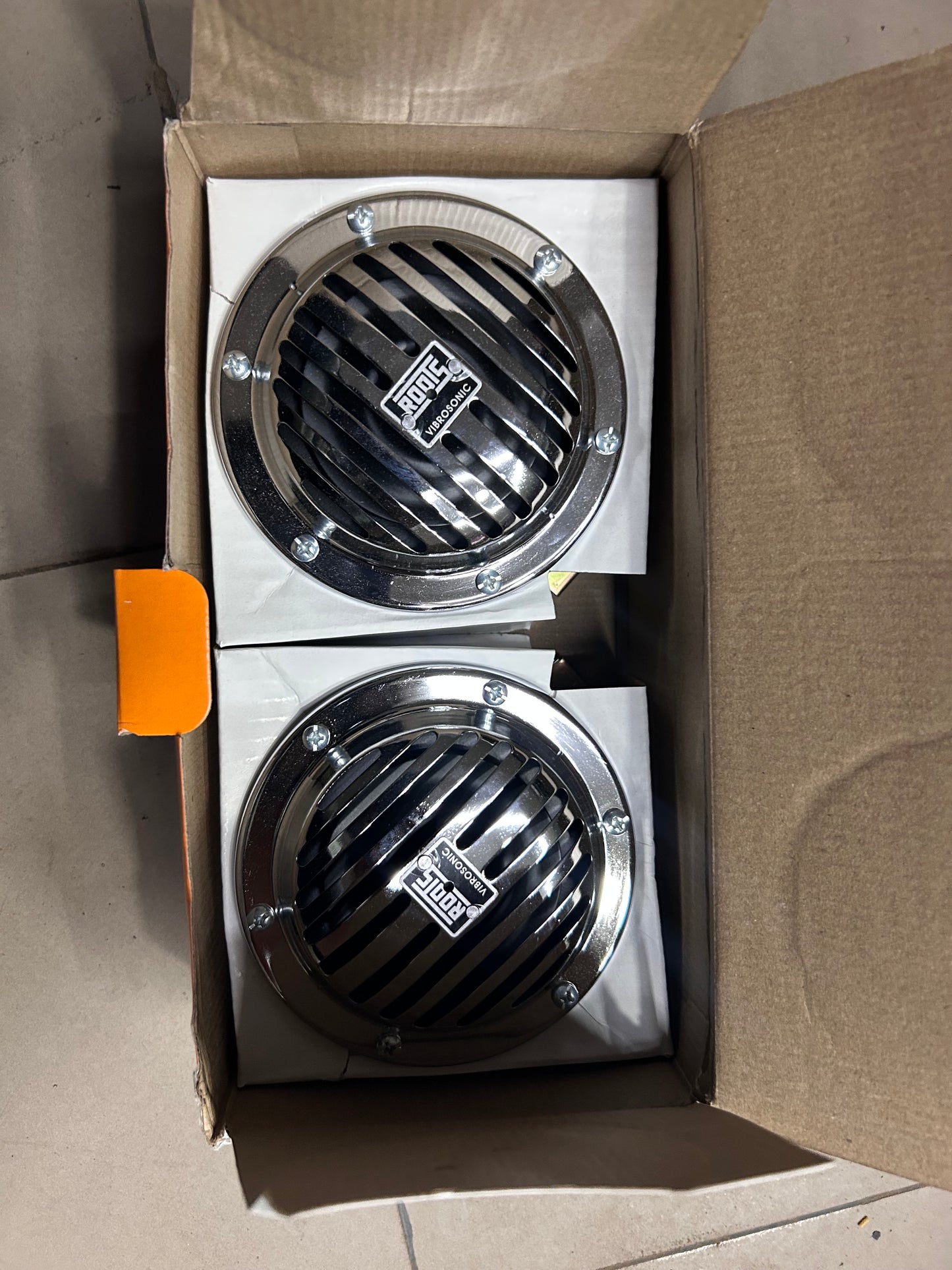 Roots Vibrosonic Dual Tone 12V Horn for Royal Enfield, Bikes & Cars

