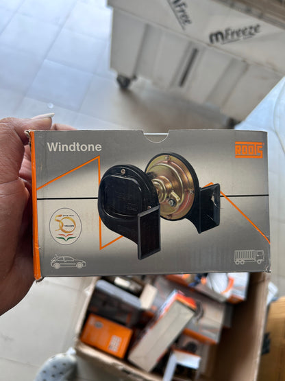 Roots Windtone dual horn 12V high low tone set for bikes and cars