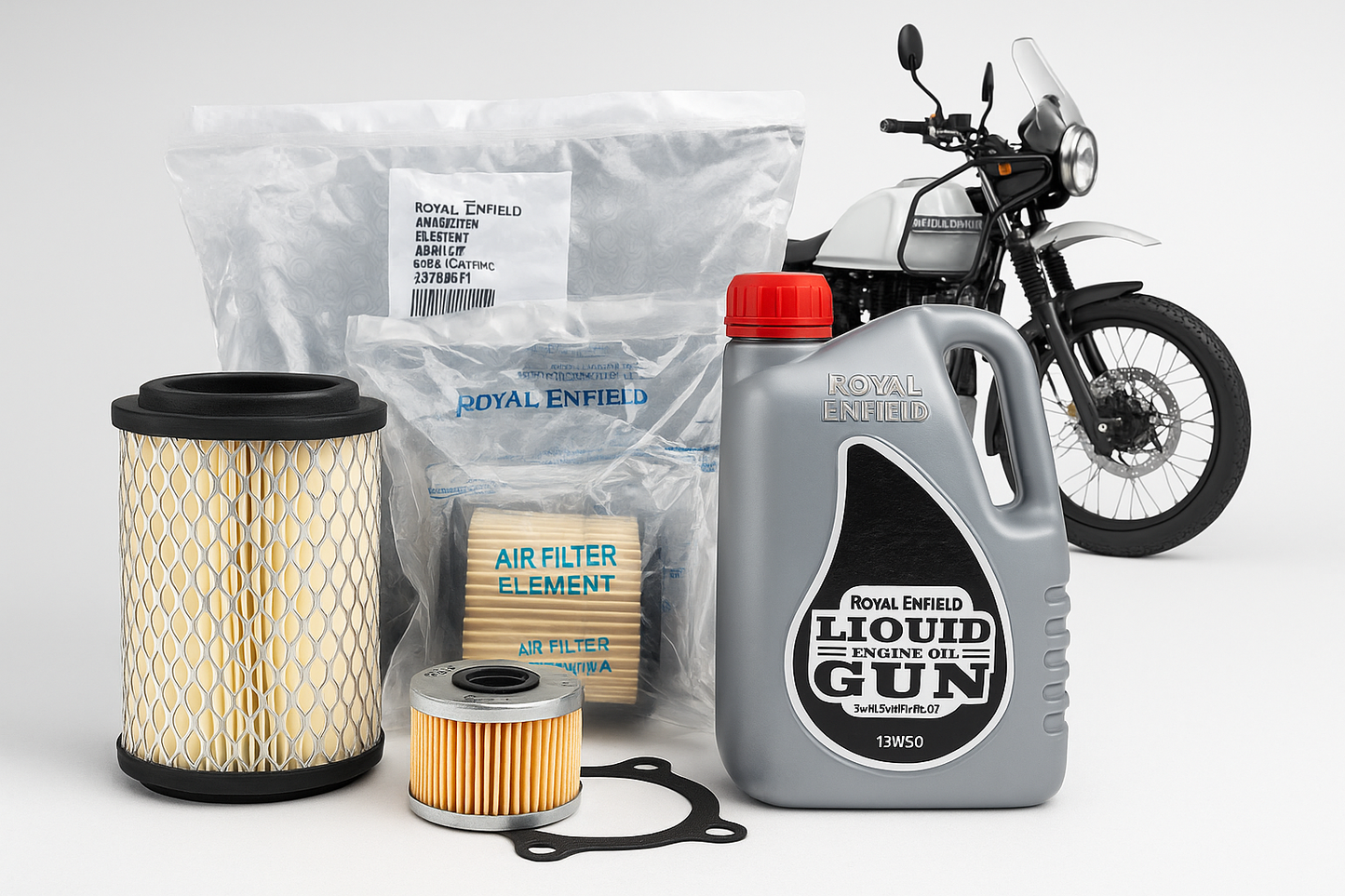 Himalayan 411 BS4 & BS6 Complete Service Kit – Air & Oil Filters