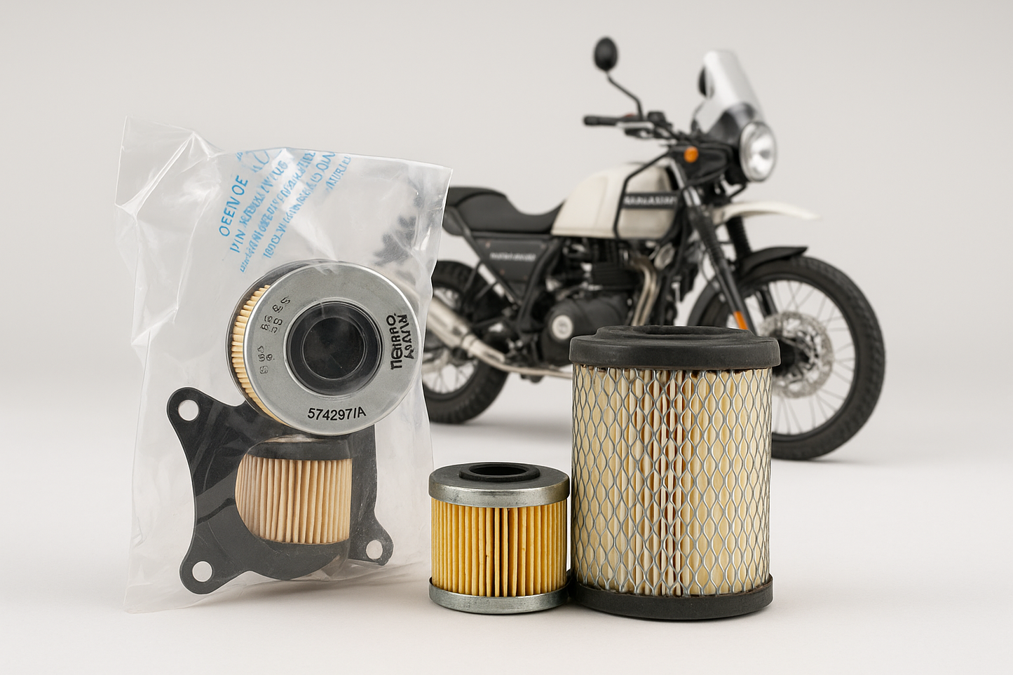 Himalayan 411 BS4 & BS6 Complete Service Kit – Air & Oil Filters